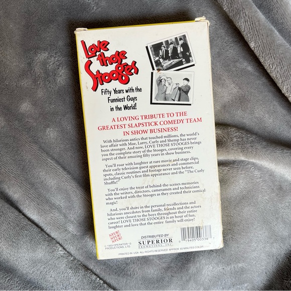 Love Those Stooges: 50Years w/ Funniest Guys in the World (VHS, 1993) - Picture 2 of 2